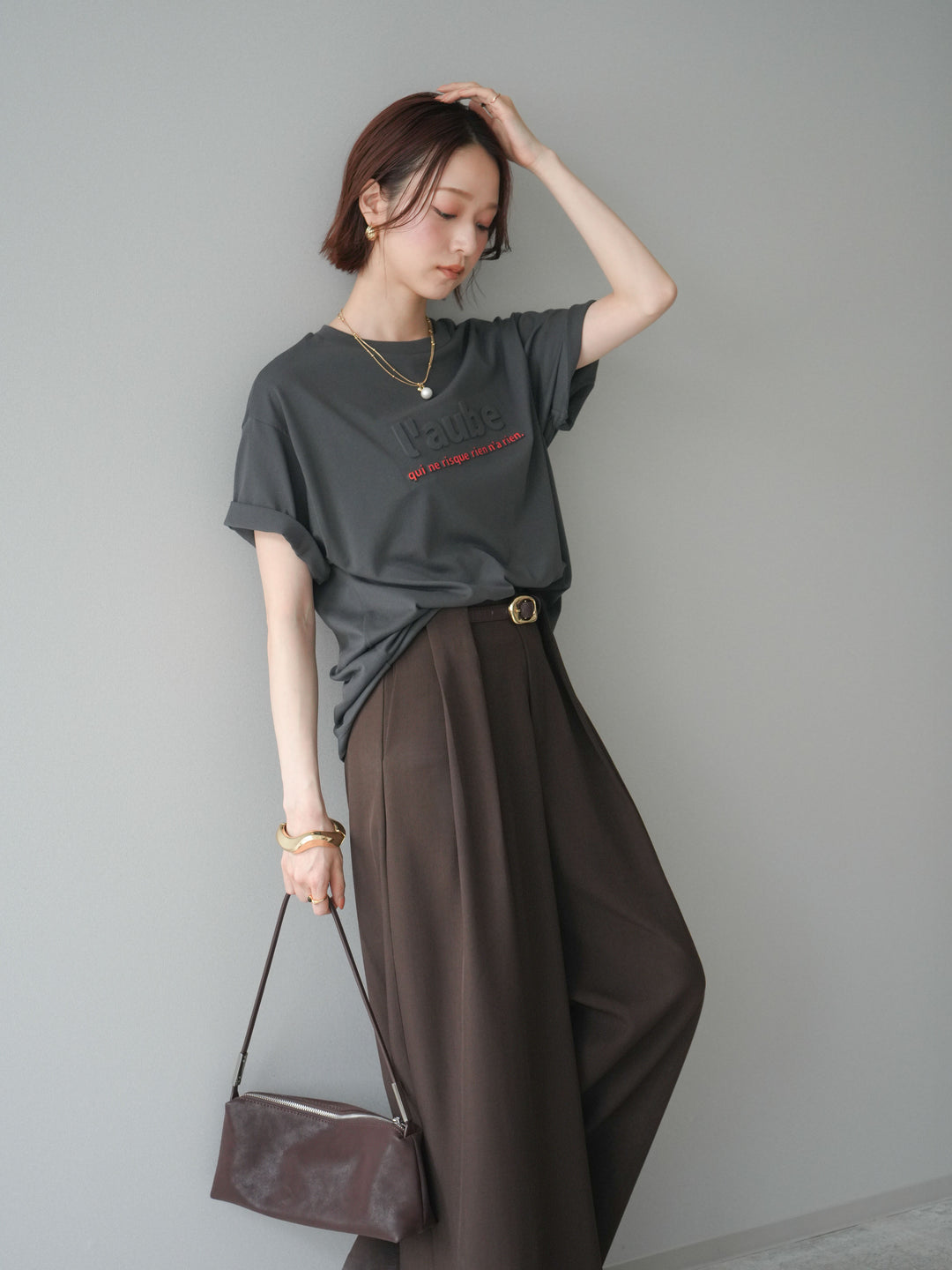 [SET]エンボスロゴTEE+選べるアクセセット(2set)