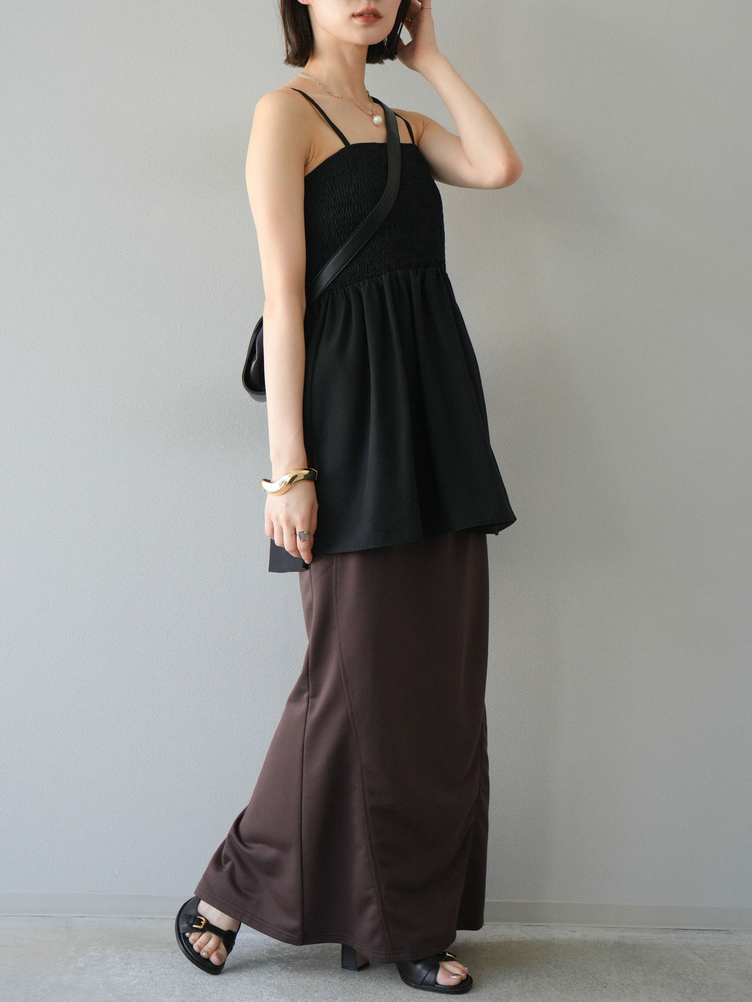 [SET] 毛衣長裙+毛衣長裙（2件套）