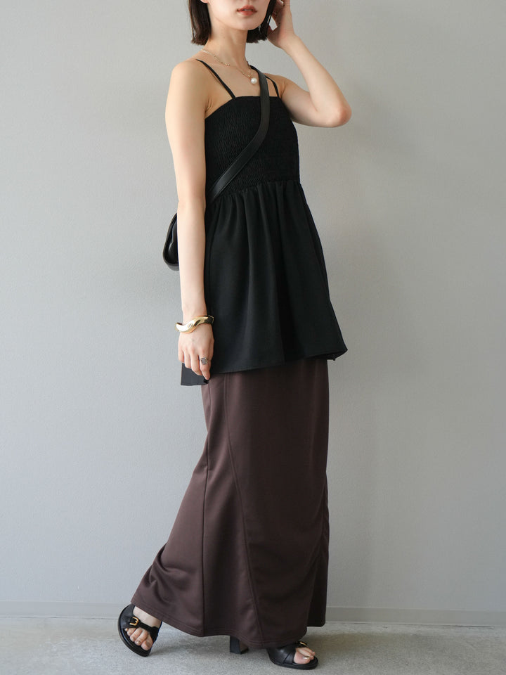 [SET] 毛衣長裙+毛衣長裙（2件套）