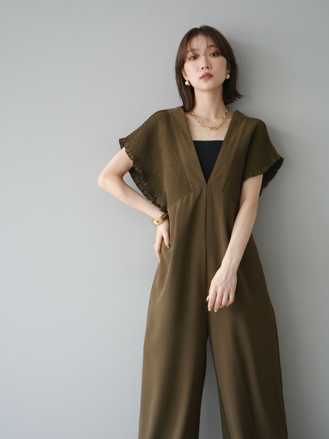 [予約]エステルシャーリングオールインワン/ブラウン