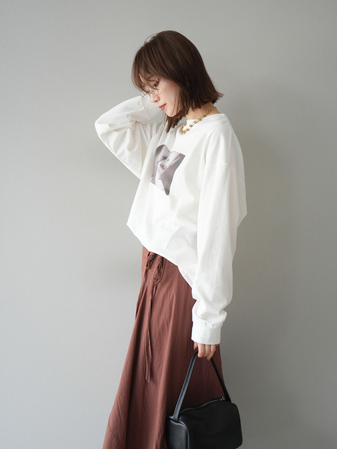 [予約]ウーマンプリントBIGロンT/オフ1