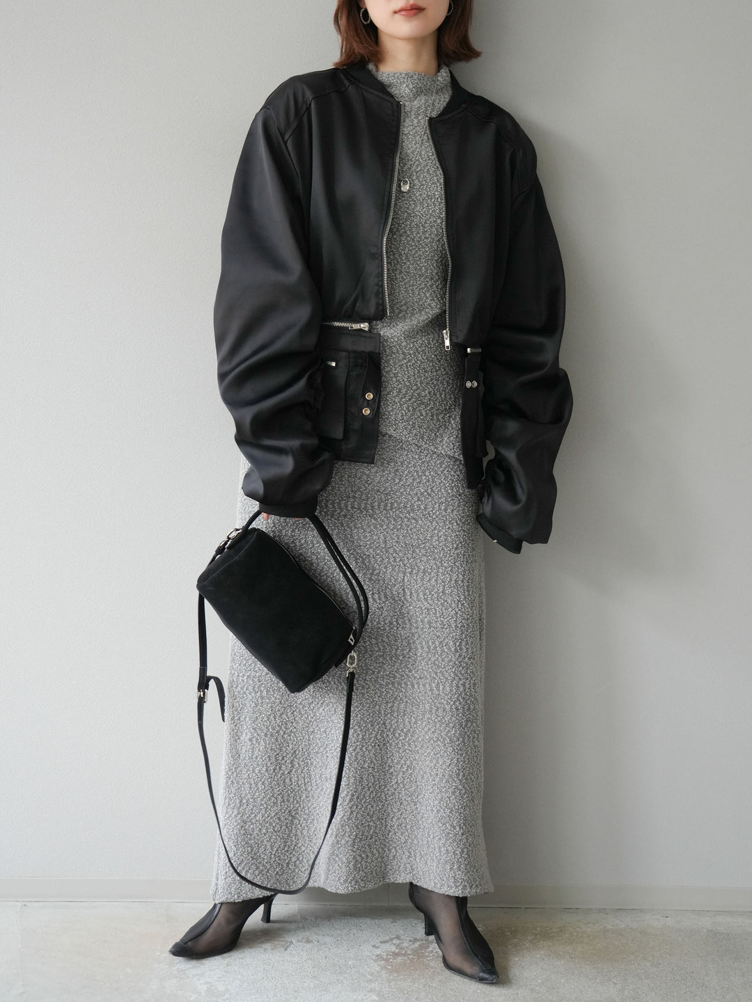 [予約]2WAYデザインMA-1/ブラック