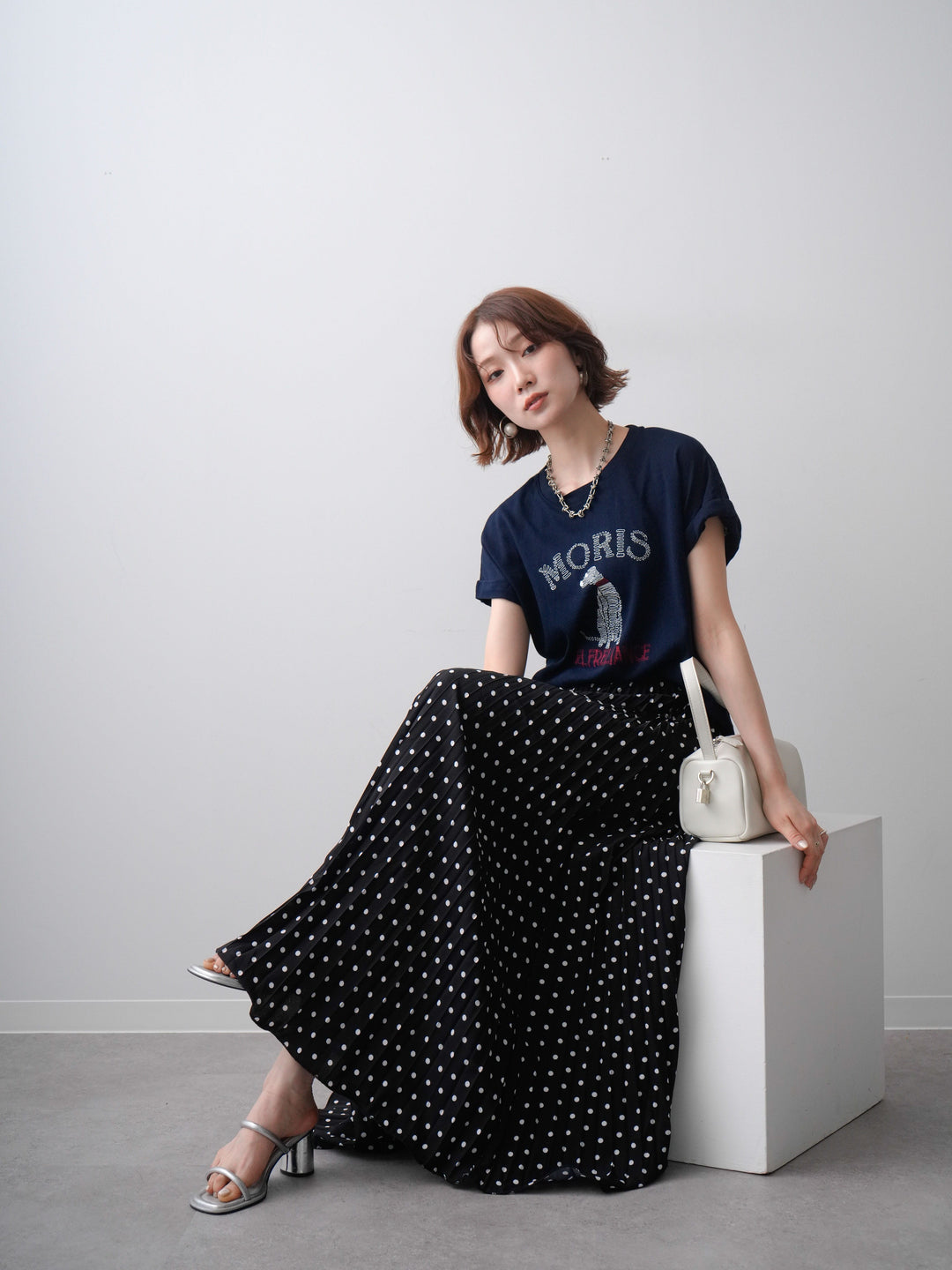 [SET]ドッグエンブロイダリーTEE+ドッグエンブロイダリーTEE(2set)