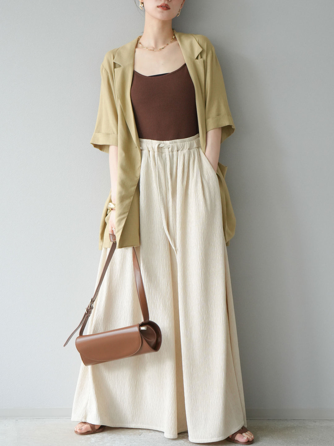 [預購] Willow 寬鬆褲/米色
