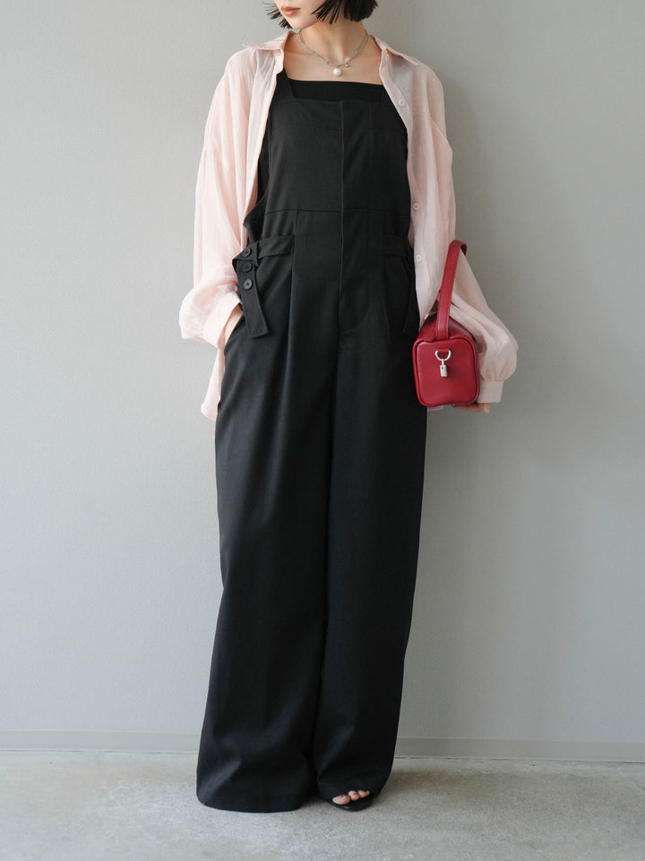 [予約]ドライタッチシアーオーバーシャツ/ピンク