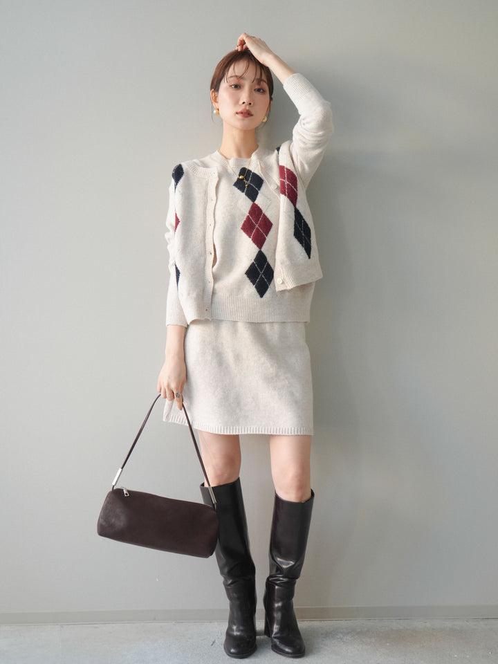 [SET]アーガイル柄3ピースSET UP(2set)