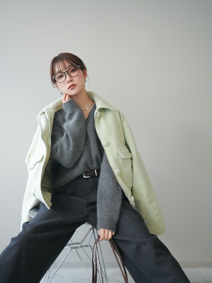 [SET]ウールライクフライトジャケット+選べるアクセセット(2set)