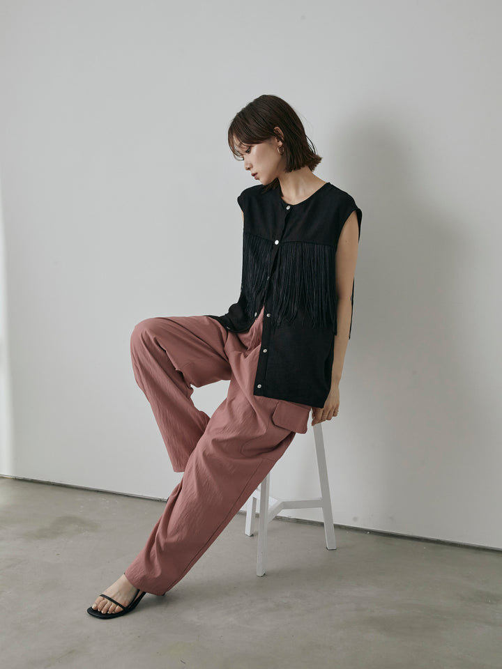 [予約]ミリタリーカーゴパンツ/ピンク