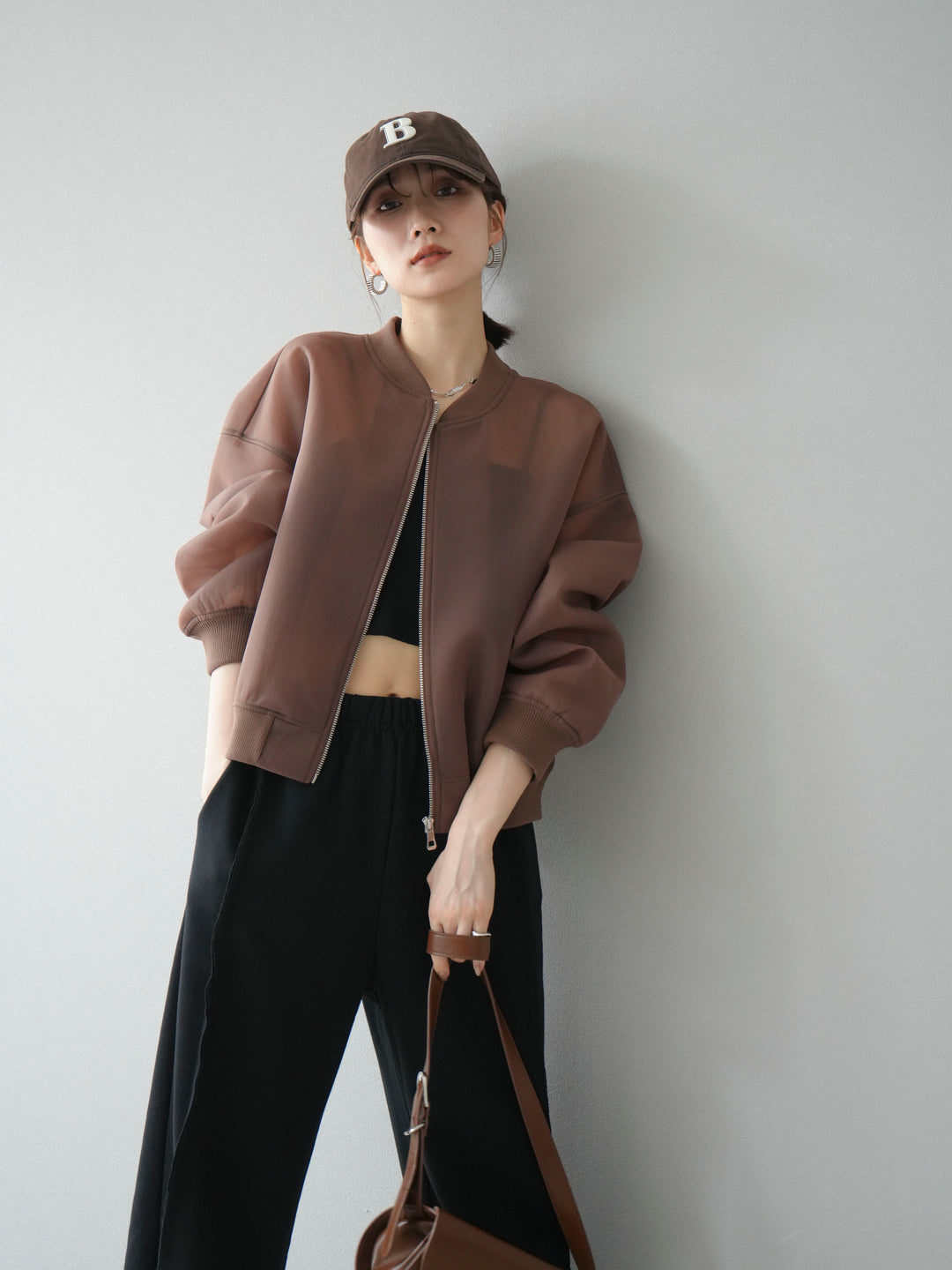 [予約]シアーダンボールボリュームスリーブMA-1/ブラウン