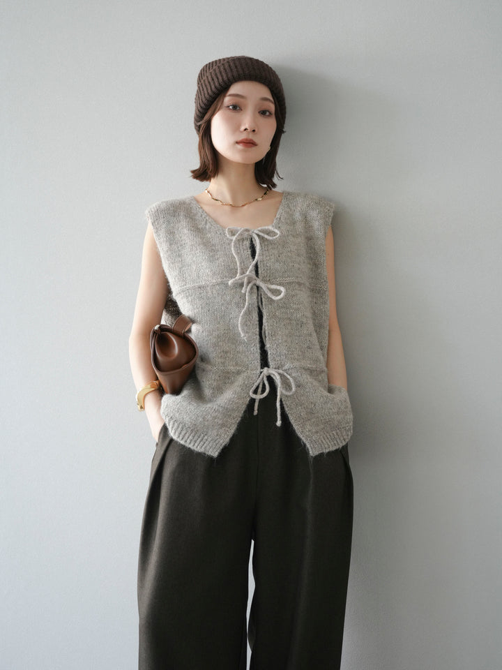 [予約]ニットビーニー/ネイビー