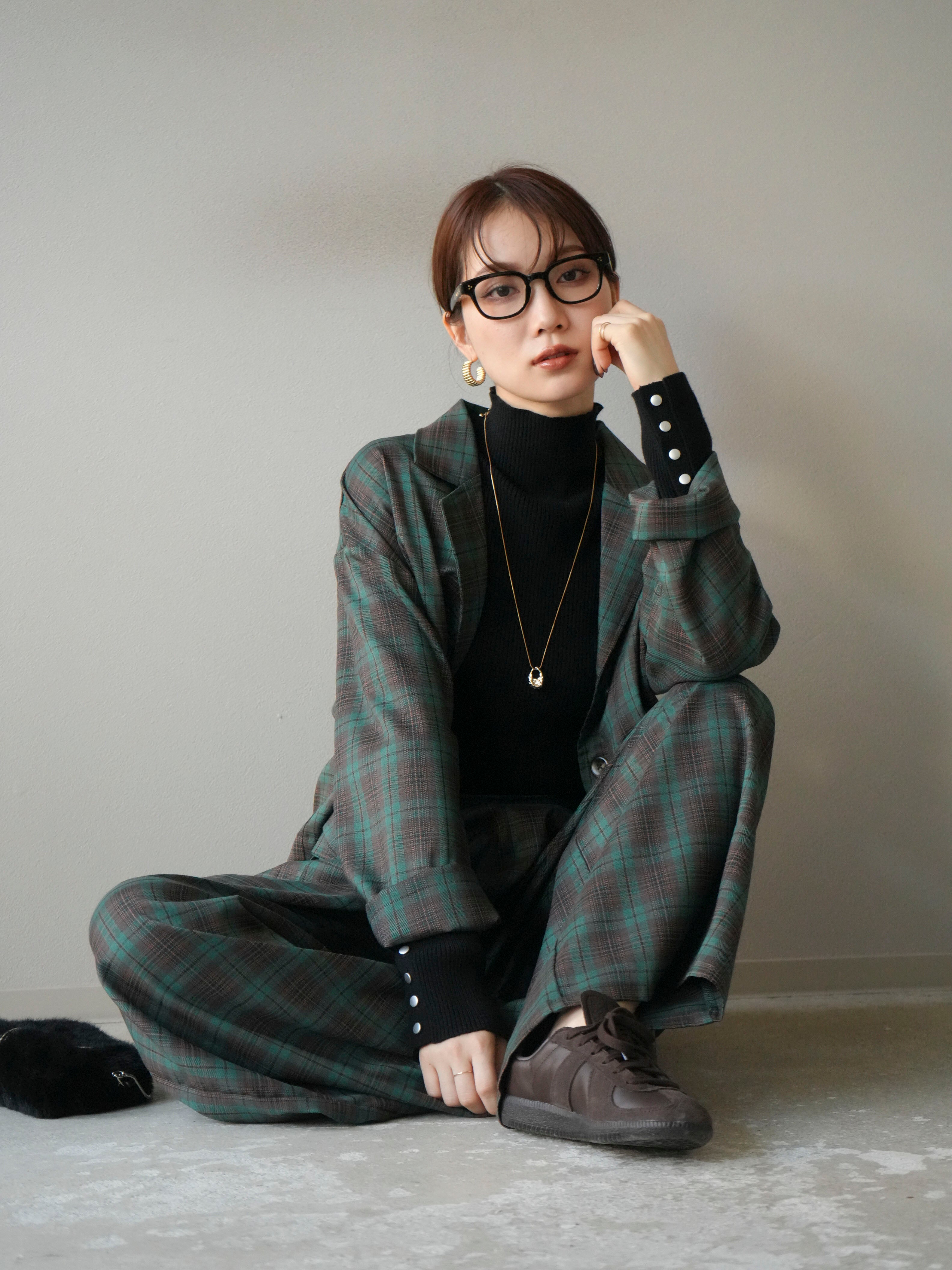 Mark & Lona チェック柄ジャケットショートパンツセット 36 Mark & Lona チェック柄ジャケットショートパンツセット 36