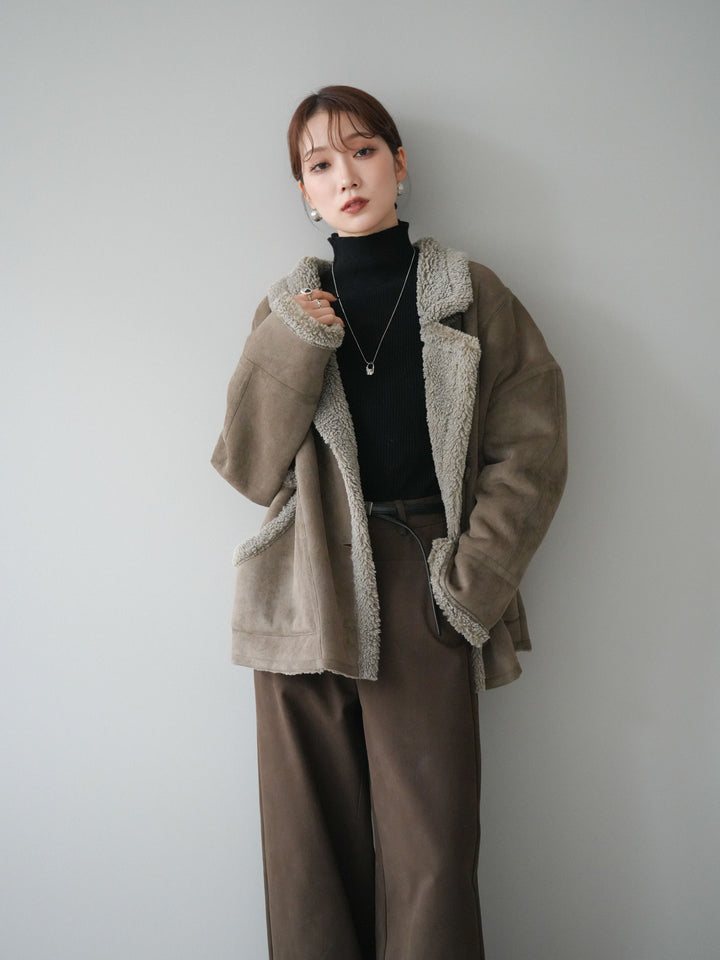 [予約]ムートンボアジャケット/khaki