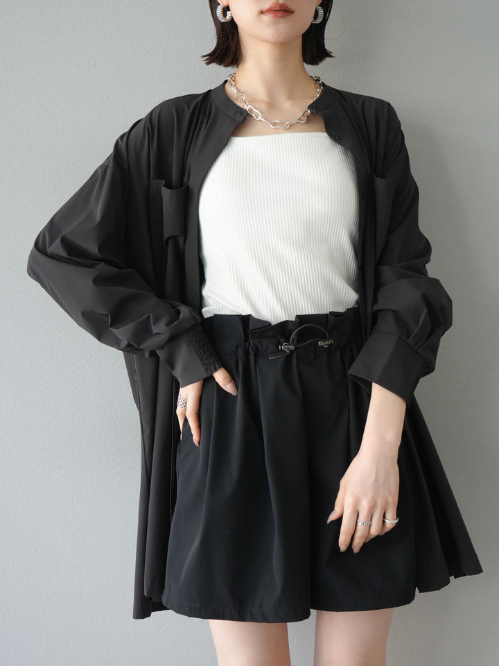 [予約]ICE TOUCH ２WAYオーバーシャツ/ブラック