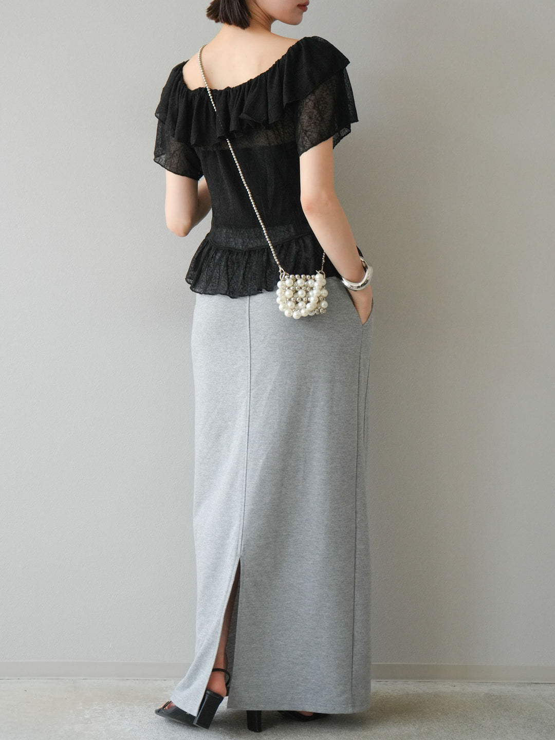 [SET] 毛衣長裙+毛衣長裙（2件套）