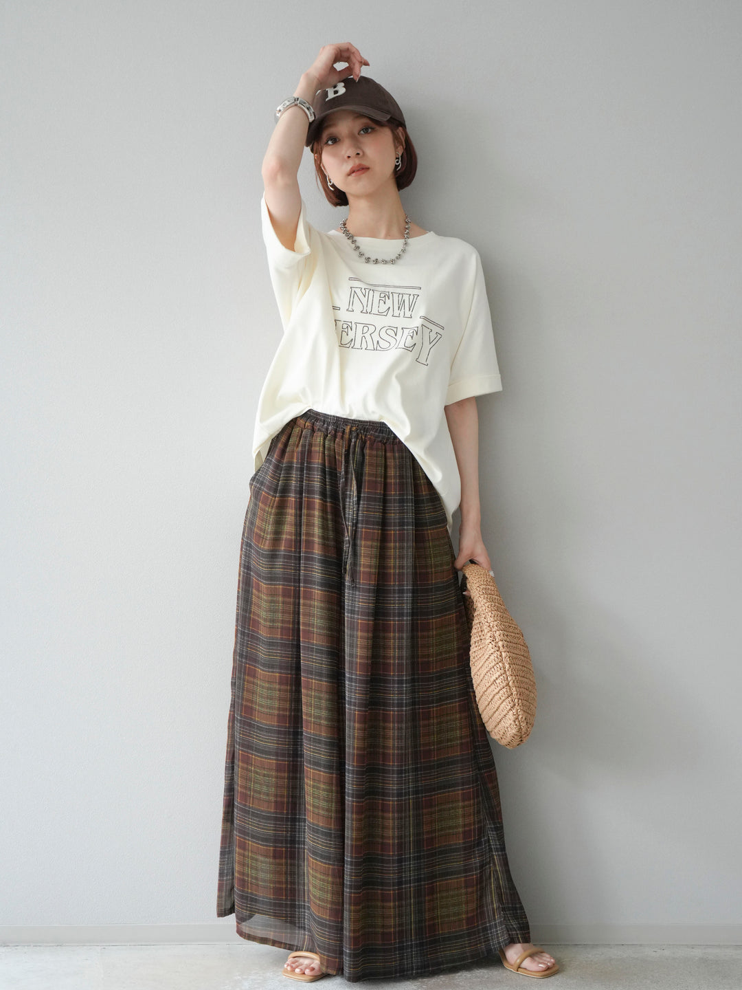 [予約]ビンテージロゴプリントTシャツ/アイボリー