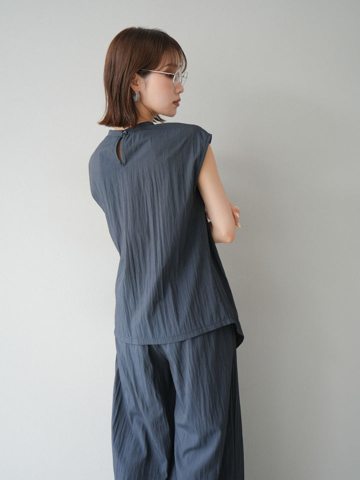 [SET] 不對稱套頭衫＆寬褲 SET UP（2套）