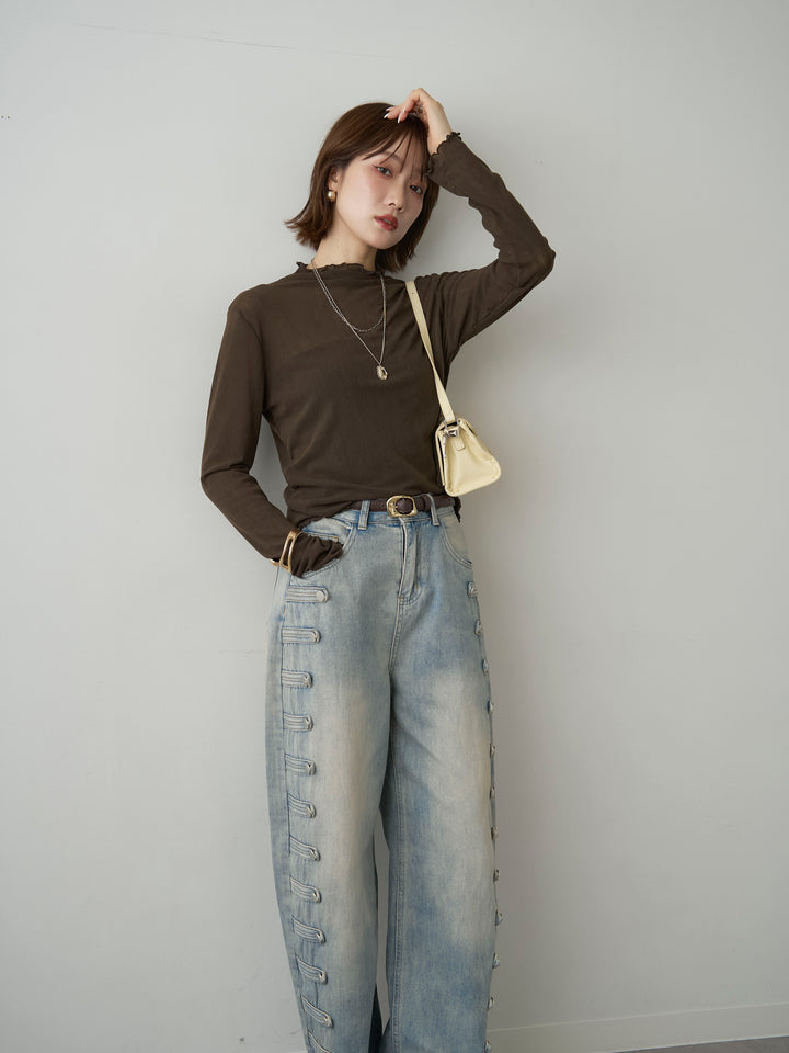 [SET]メロートリムシアートップス+選べるアクセセット(2set)