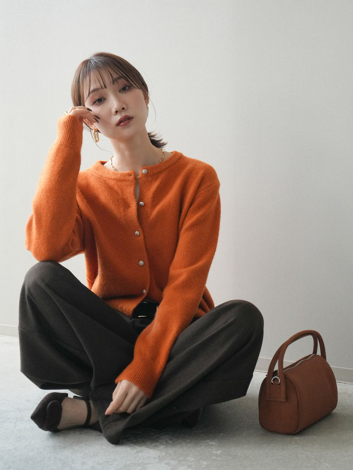 [SET]アンティークボタンニットカーディガン+アンティークボタンニットカーディガン(2set)