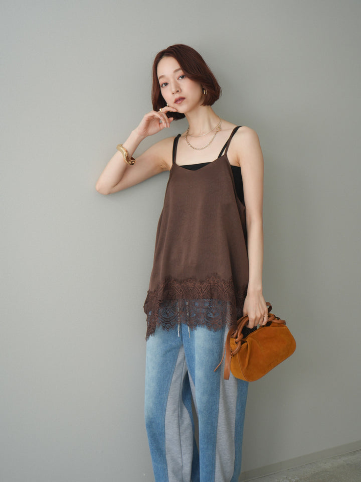 [SET]レーストリムキャミソール+レーストリムキャミソール(2set)