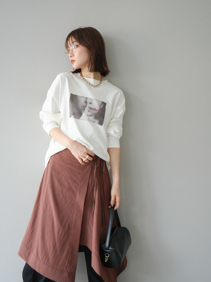 [予約]ウーマンプリントBIGロンT/オフ1
