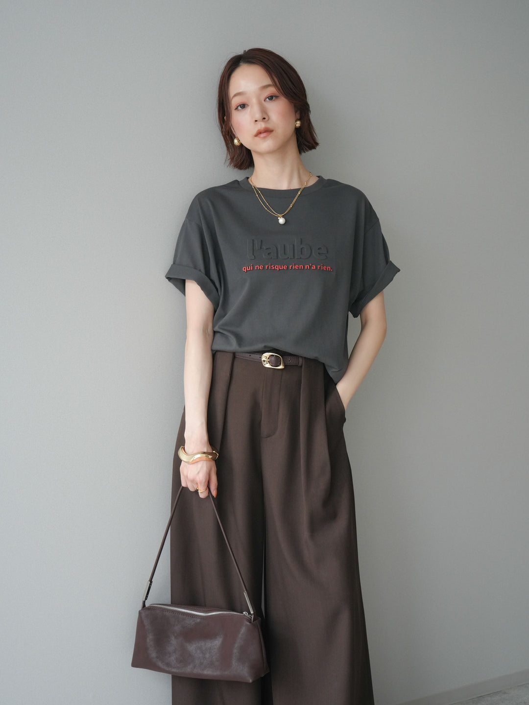 [SET]エンボスロゴTEE+選べるアクセセット(2set)