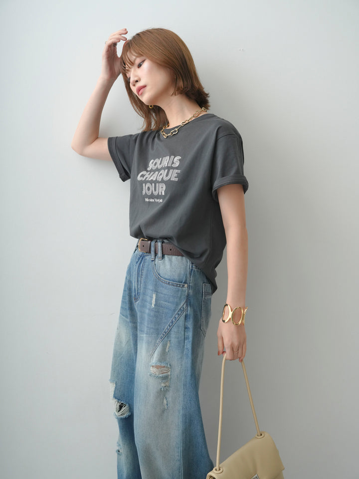 【套裝】Logo刺繡T卹+Logo刺繡T卹（2件組）
