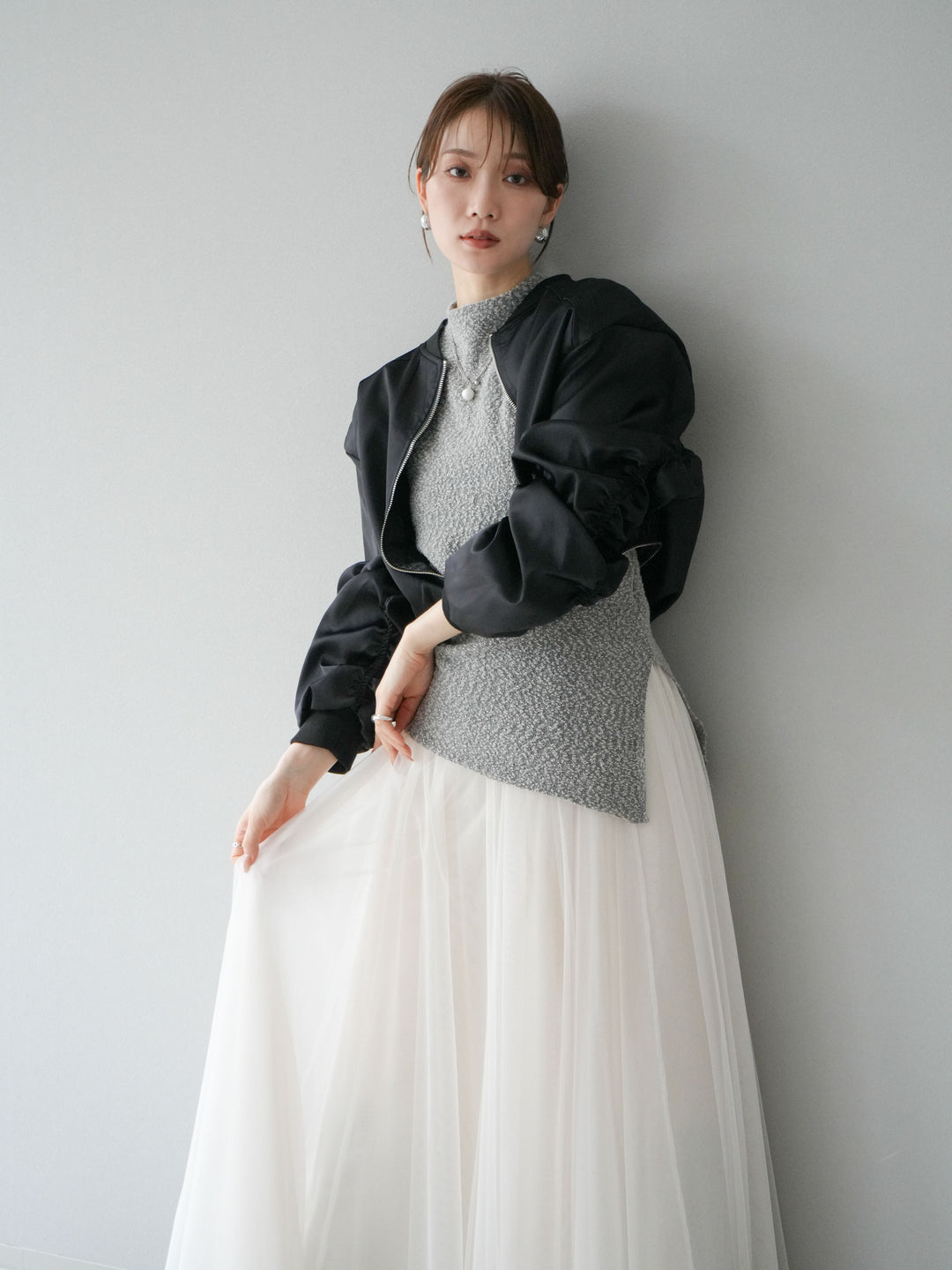 [予約]2WAYデザインMA-1/ブラック