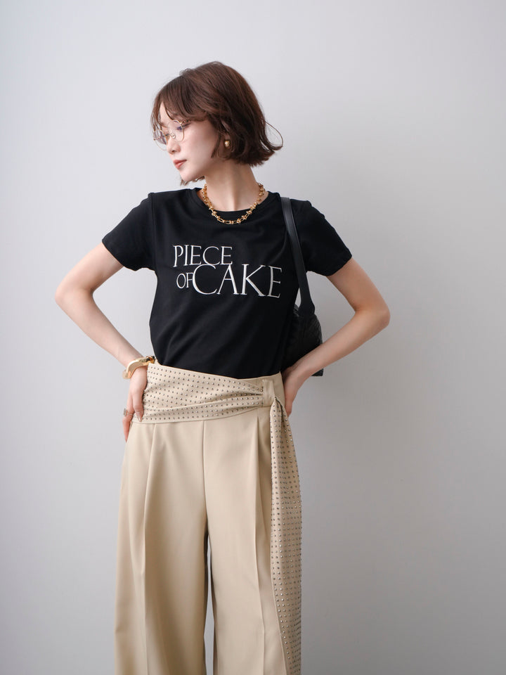 【預購】刺繡Logo T卹/黑色