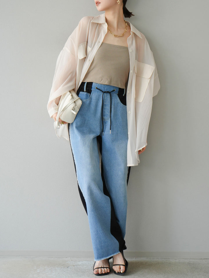 [予約]BIGポケットオーバーシアーシャツ/ホワイト