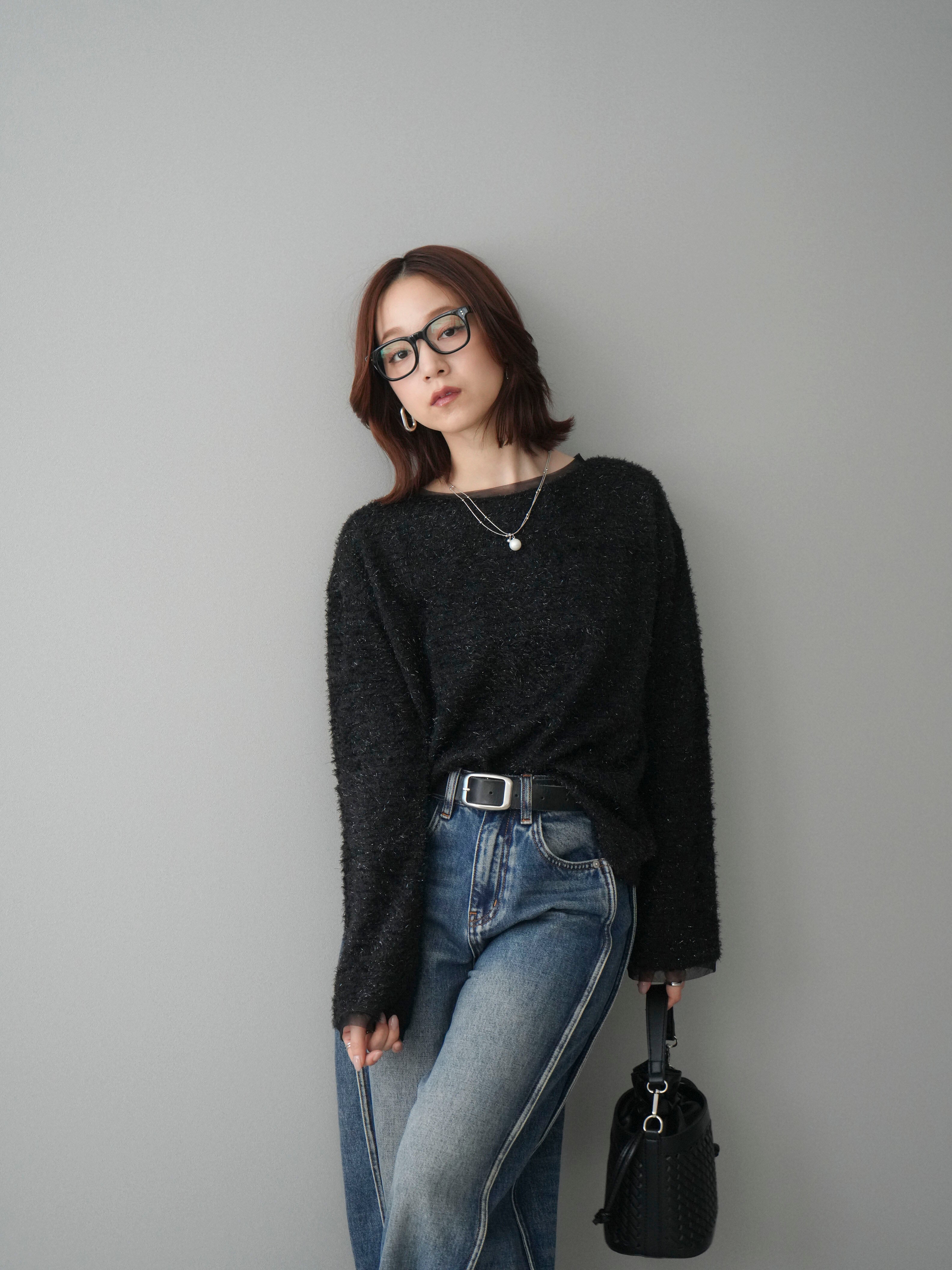 ラグジュアリーシャギートップス 洗える】エアリーシャギートップス（2002529038） | INDIVI