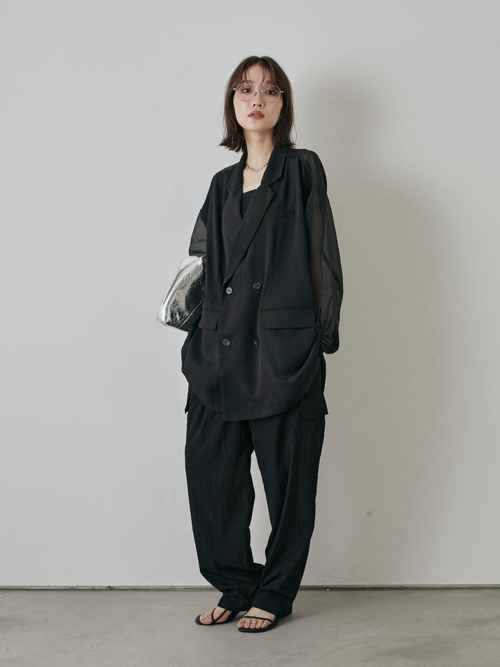 [預購] 軍裝工裝褲/黑色