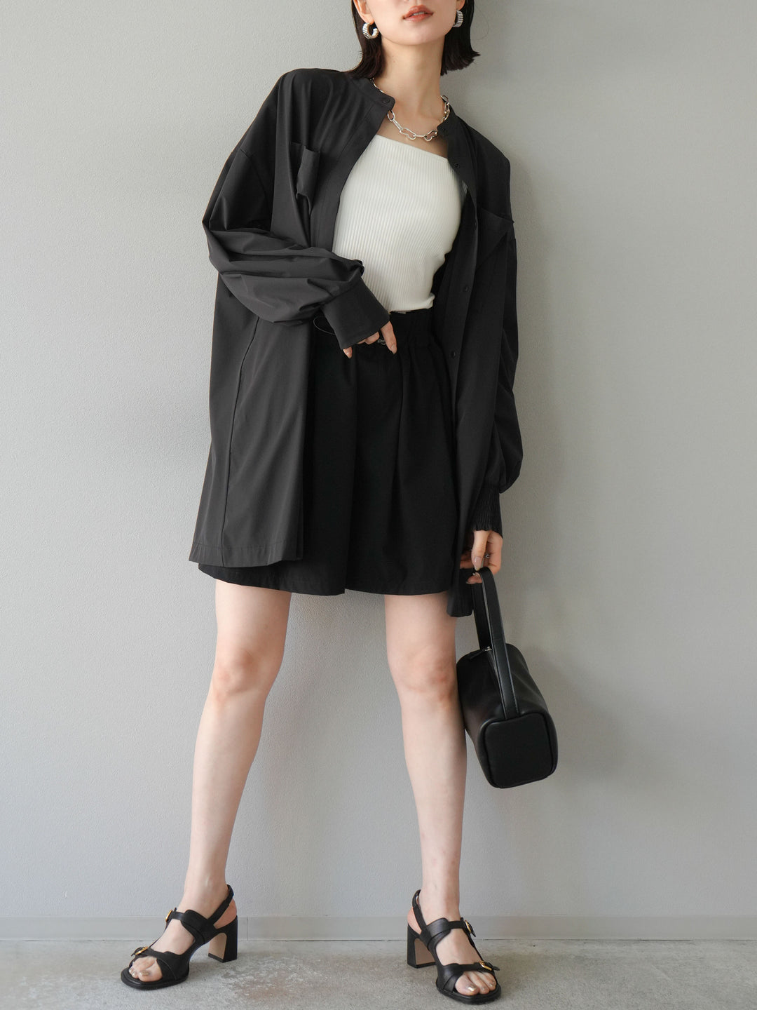 [套裝] ICE TOUCH 2WAY 外套 + ICE TOUCH 荷葉邊褶皺短褲 (2 套)