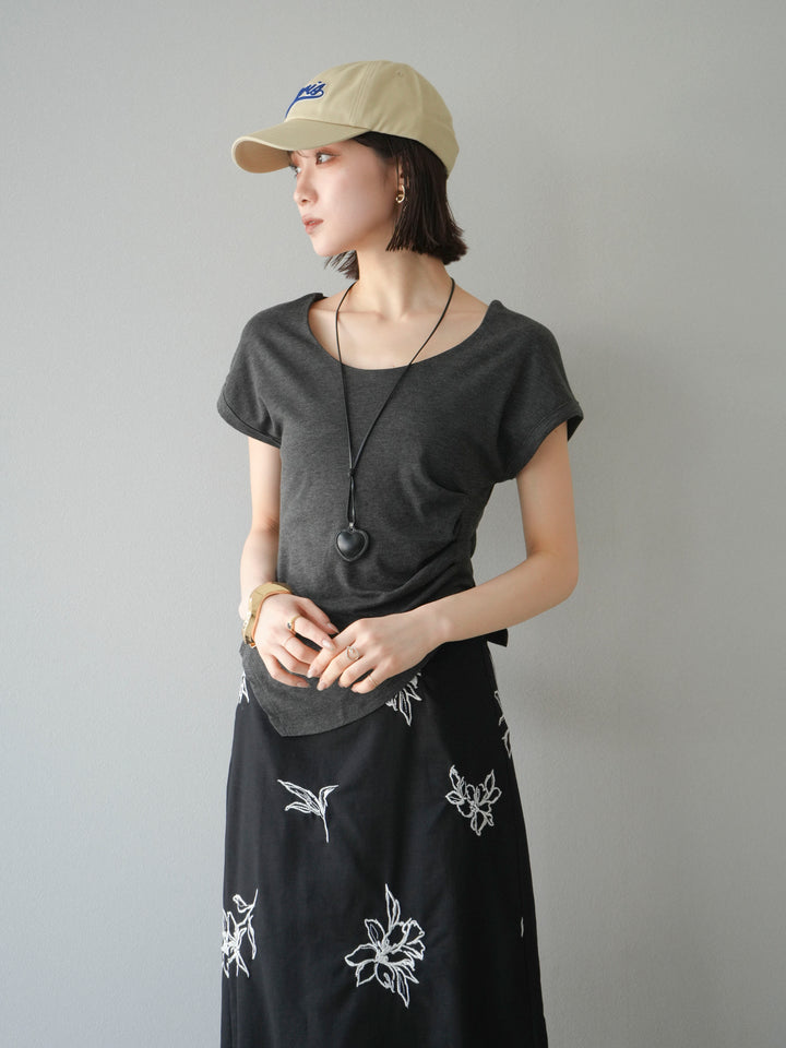 [予約]Parisロゴ刺繍CAP/ベージュ