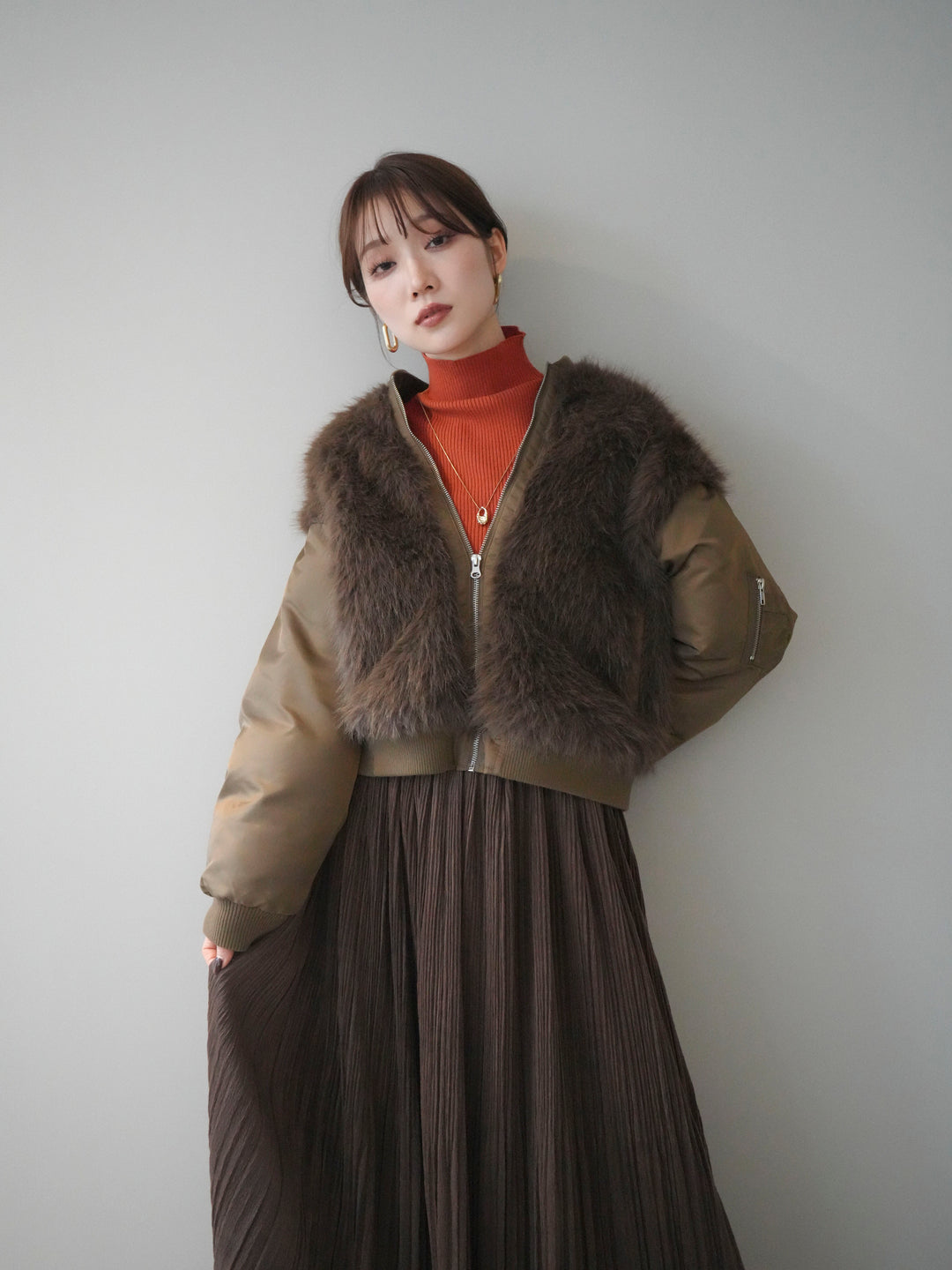 [予約]ファードッキングMA-1/brown