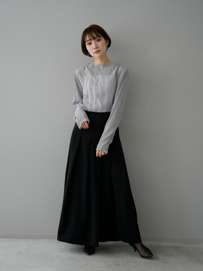 SET]チェーンサスペンダータックスカート+チェーンサスペンダー 