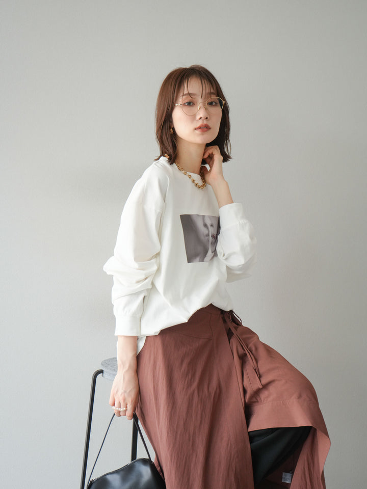 [予約]ウーマンプリントBIGロンT/オフ1