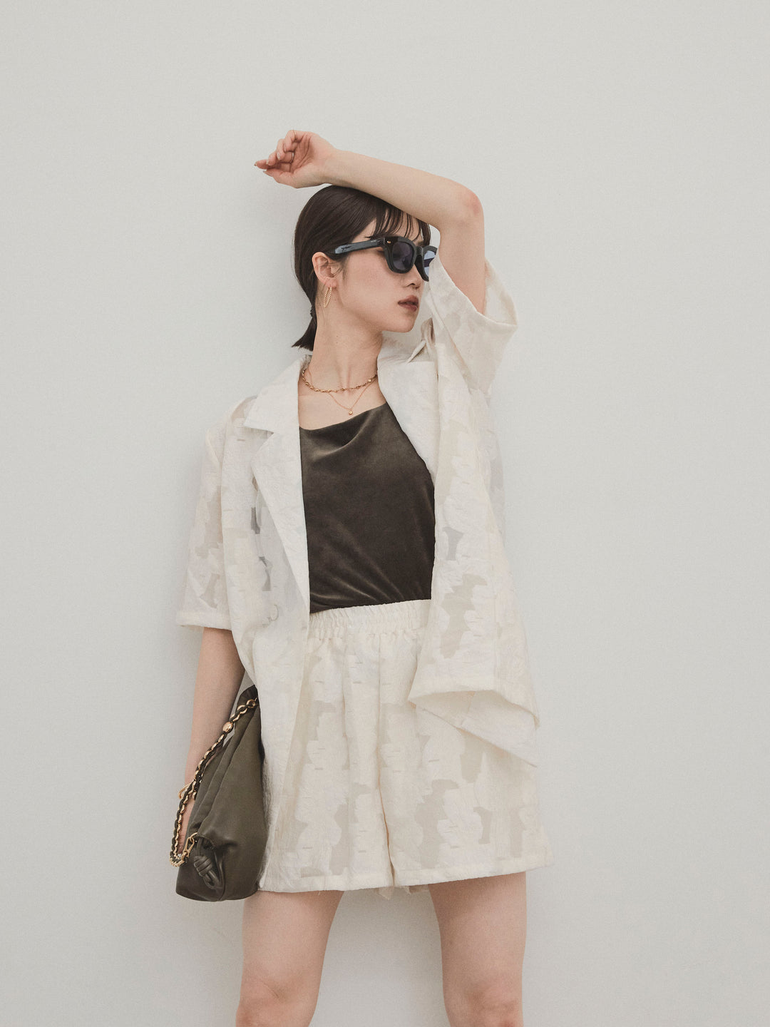 [SET]シアージャガードハーフジャケット＆ハーフパンツSET UP(2set)