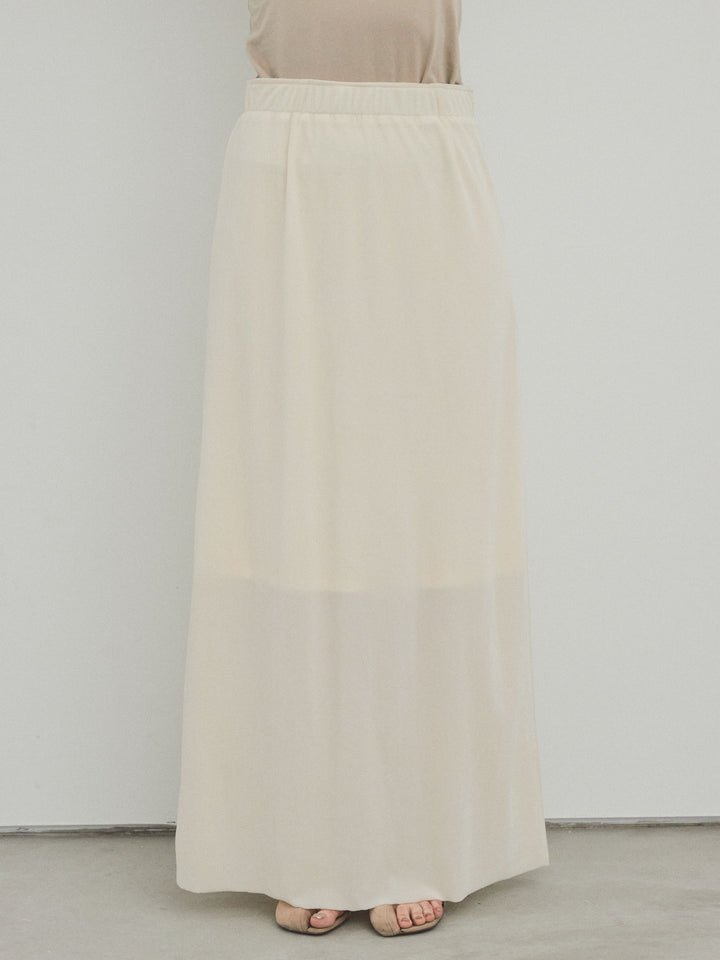 [予約]ベロアナロースカート/アイボリー
