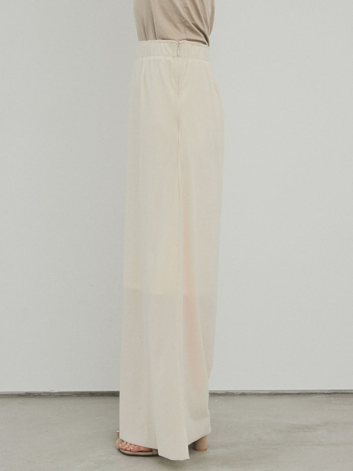 [予約]ベロアナロースカート/アイボリー