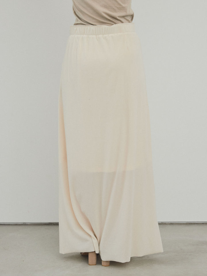 [予約]ベロアナロースカート/アイボリー
