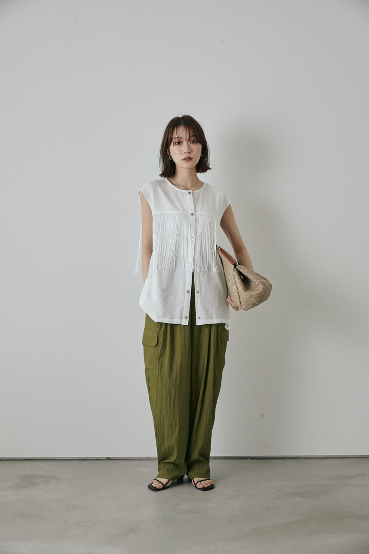 [預購] 軍裝工裝褲/卡其色