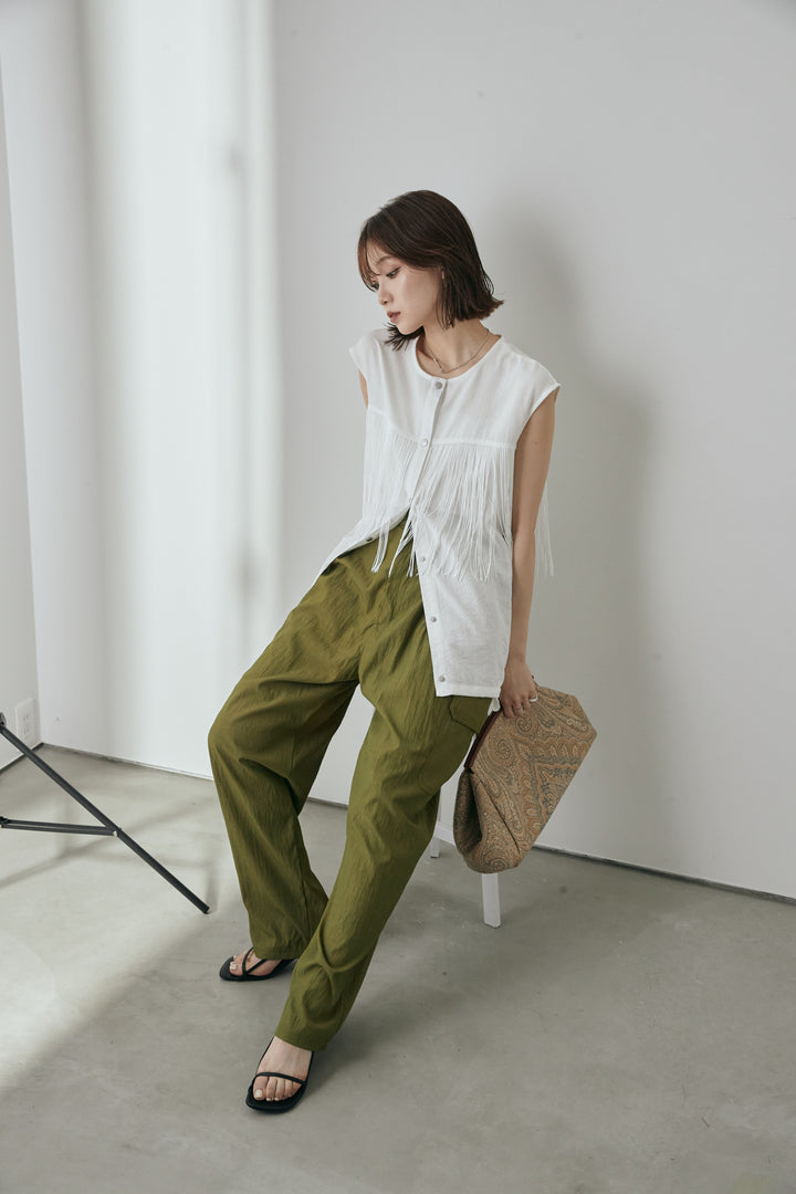 [預購] 軍裝工裝褲/卡其色