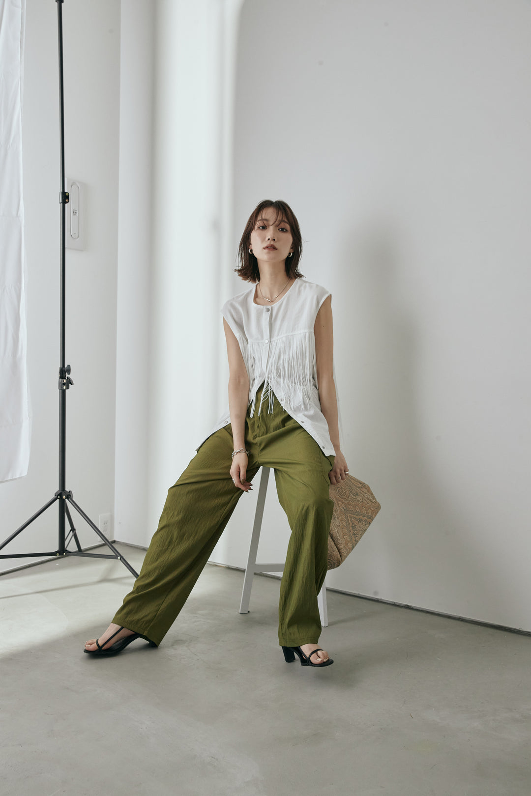 [預購] 軍裝工裝褲/卡其色