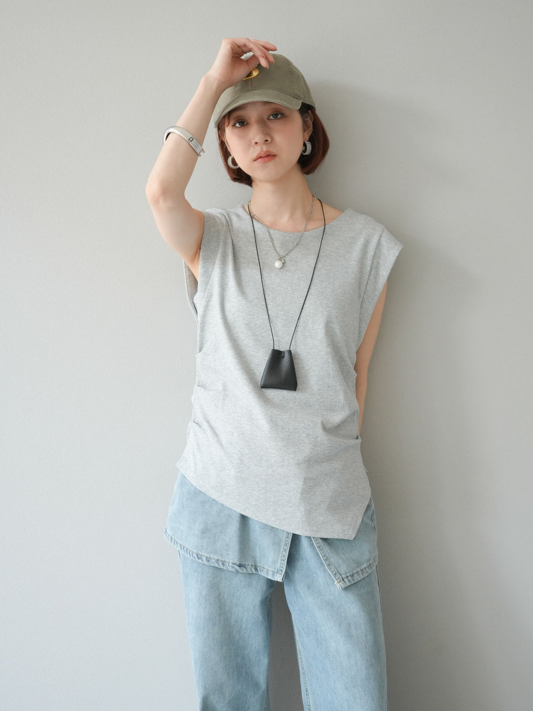 【預購】B字刺繡棒球帽/卡其色