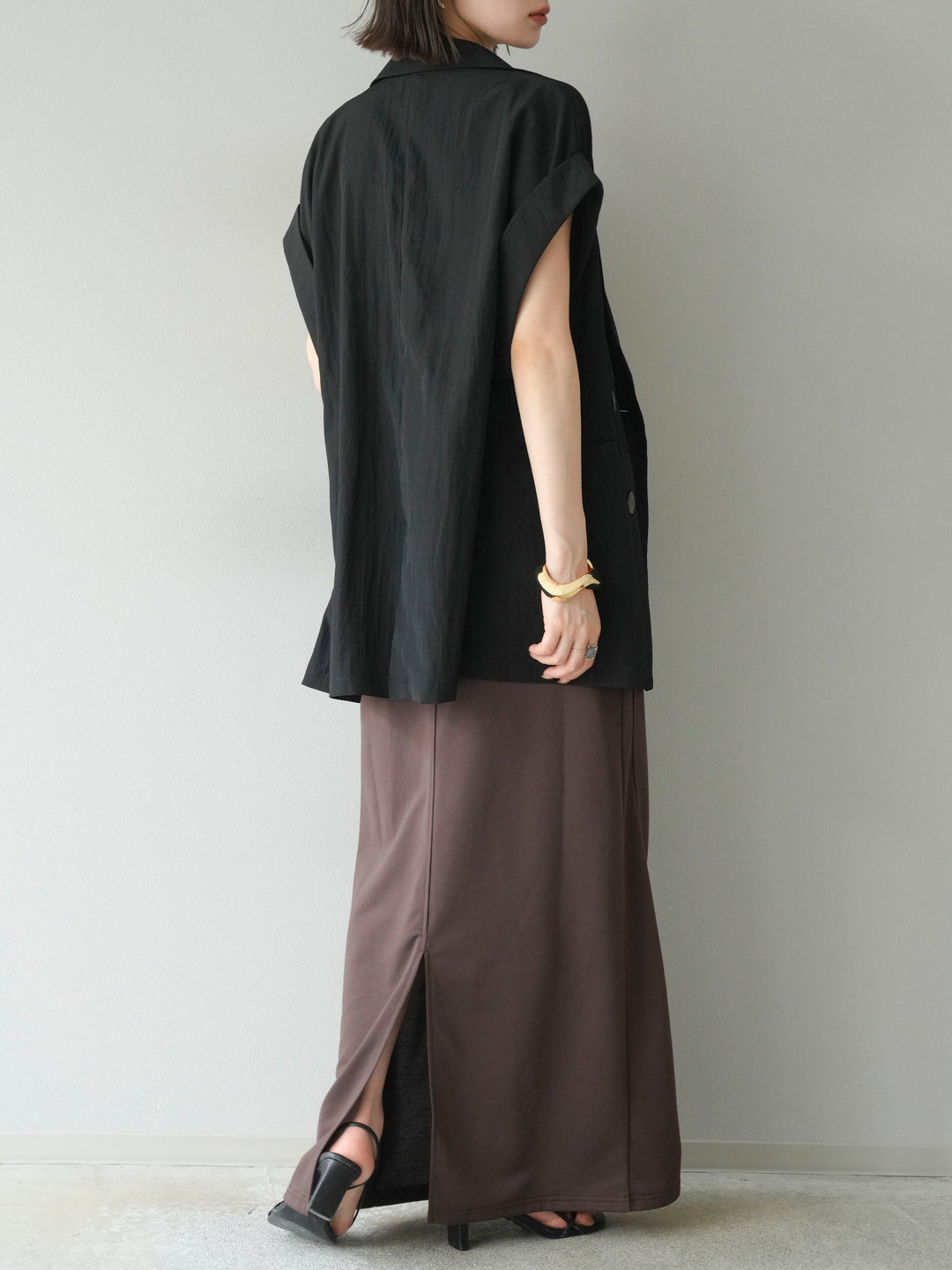 [SET] 毛衣長裙+毛衣長裙（2件套）