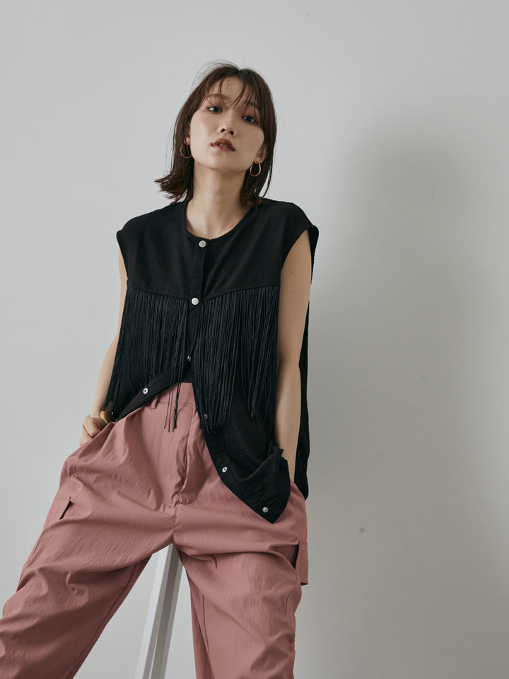 [予約]ミリタリーカーゴパンツ/ピンク