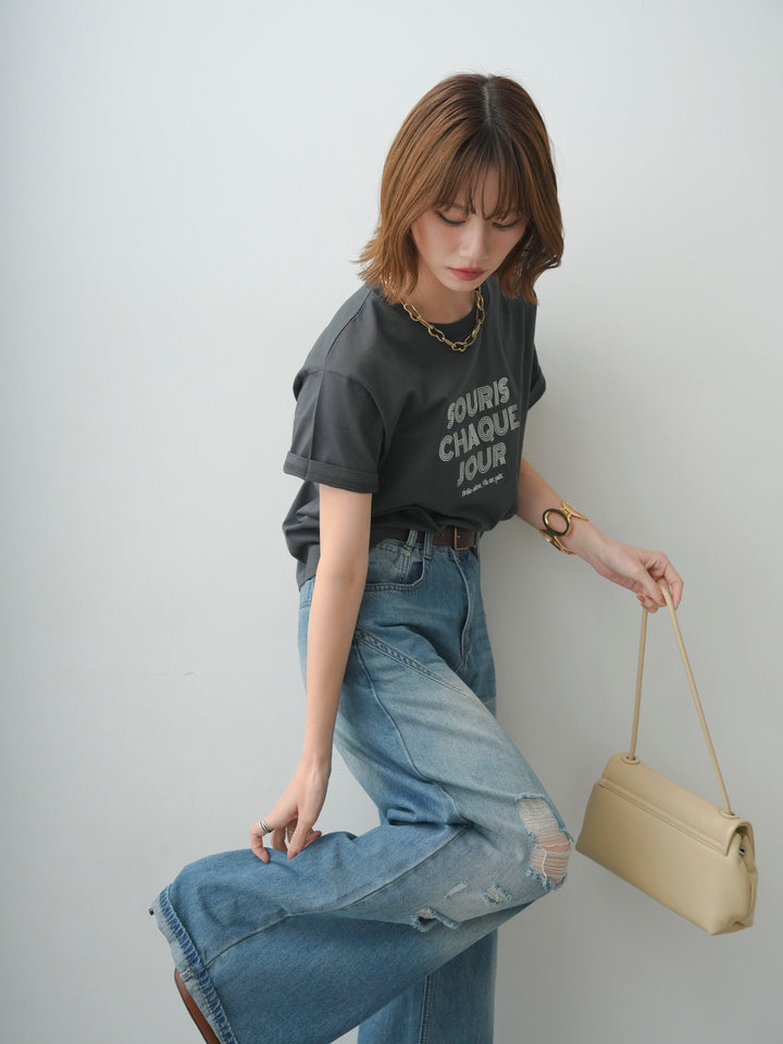 【套裝】Logo刺繡T卹+Logo刺繡T卹（2件組）