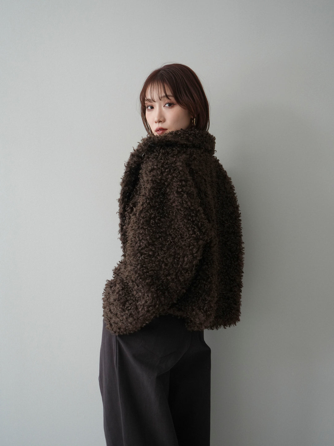 [SET]プードルファーミドルスタンドブルゾン+プードルファーミドルスタンドブルゾン(2set)