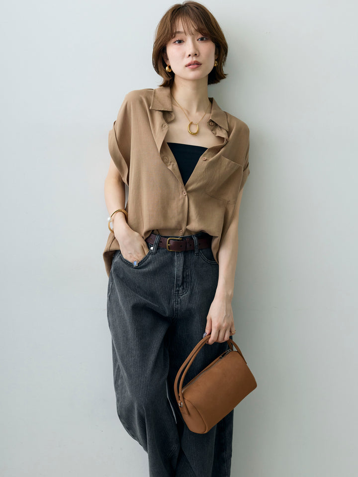 [SET]バックレースフレンチシャツ+バックレースフレンチシャツ(2set)