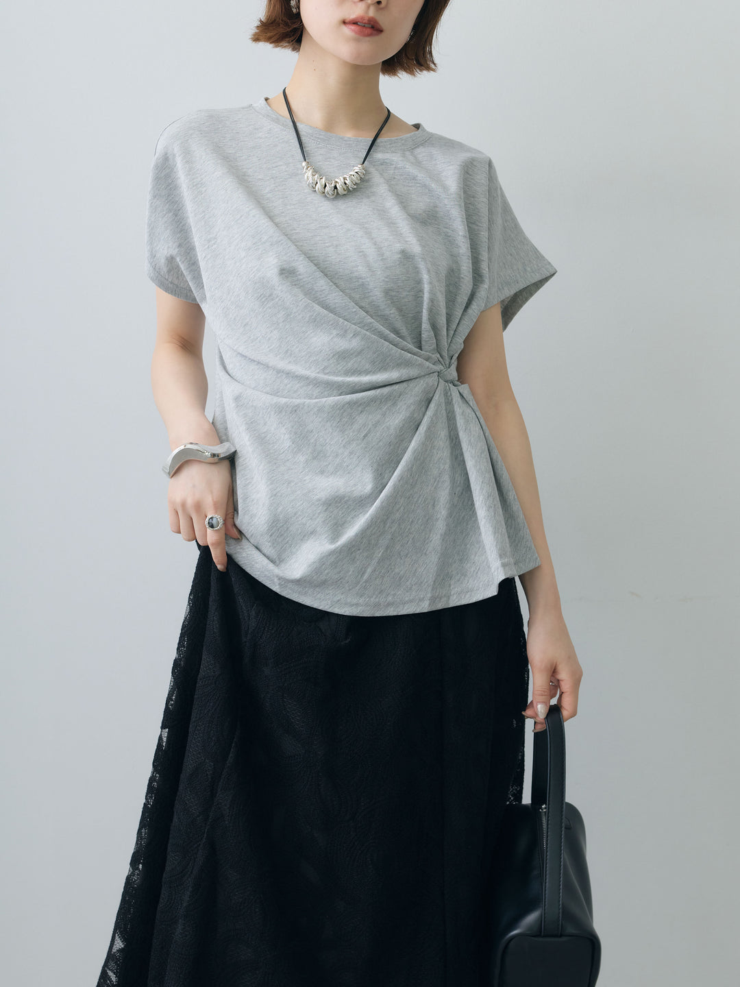 [SET]サイドノットTEE+選べるアクセセット(2set)
